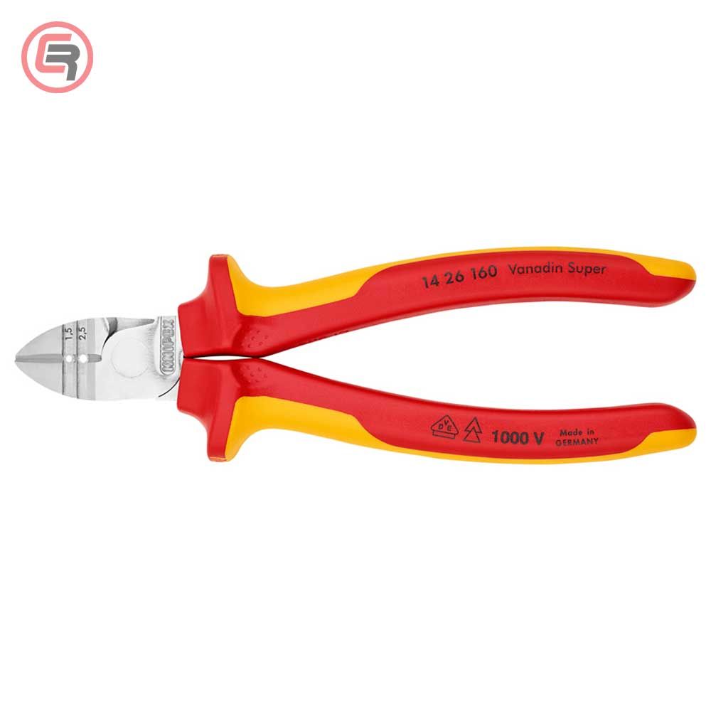Knipex Kliješta Bočna Sječa - Sječice / Skidanje Izolacije 160 mm 1000V - 14 26 160 slika 3