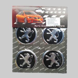 Amblemi Silikonski Crni 4/1 Fi60Mm Peugeot