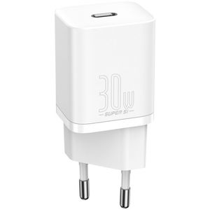 Baseus kućni punjač si usb-c qc 30w white