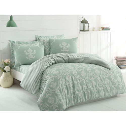 L'essential Maison Pure - Water Green Sea Green Double Duvet Cover Set slika 1