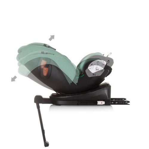 Chipolino autosjedalica I-SIZE 40-150 cm ISOFIX 360 "TOURINO" pastel green slika 6