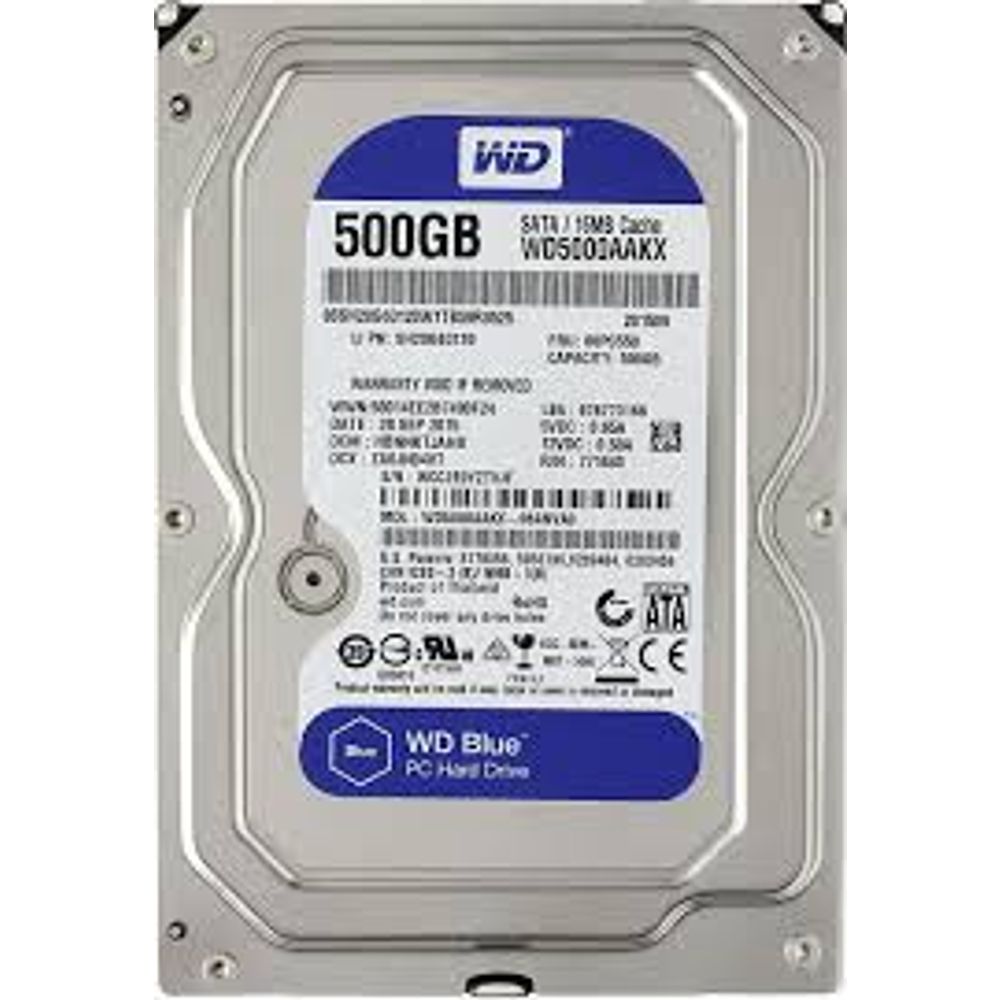 WD HDD 500GB SATA3 Pull16MB 7200RPM Caviar Blue12 mjeseci garancija slika 1