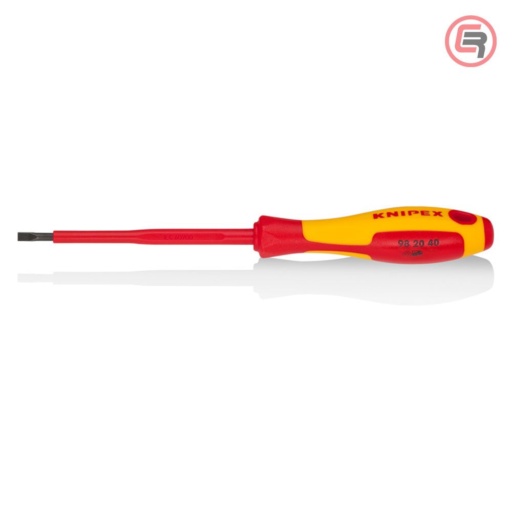 Knipex Odvijač Plosnati VDE 4,0 x 100 / 202 mm 1000V – 98 20 40 slika 1