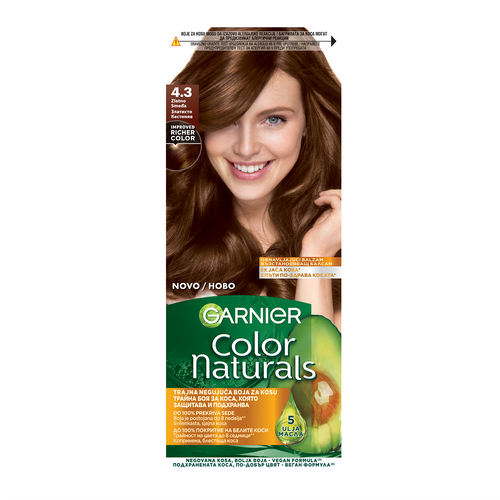 Garnier Color Naturals farba za kosu 4.3 slika 1