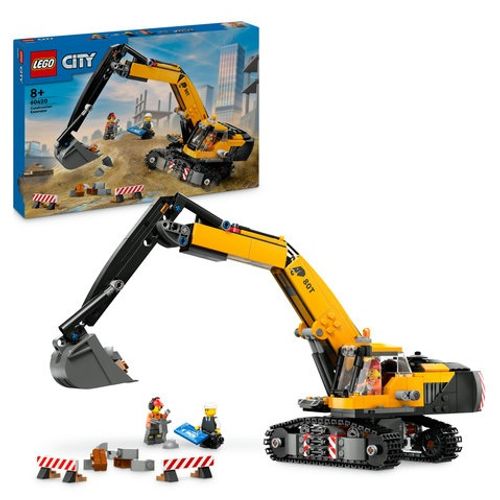 LEGO® CITY 60420 Žuti građevinski bager slika 1