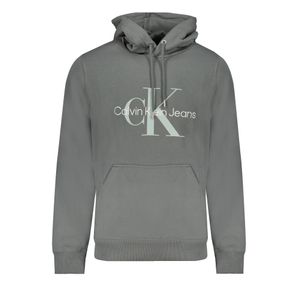 CALVIN KLEIN MEN'S GREEN ZIPLESS SWEATSHIRT