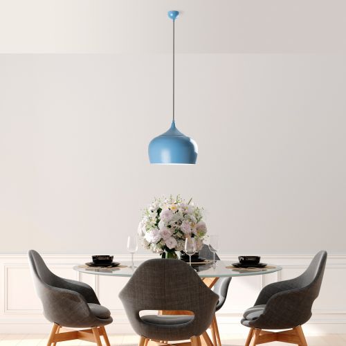 Patine - Light Blue Light Blue Chandelier slika 1