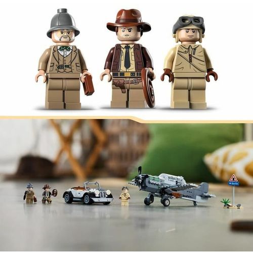 Igra Gradnje Lego Indiana Jones 77012 Continuation by fighting plane slika 4