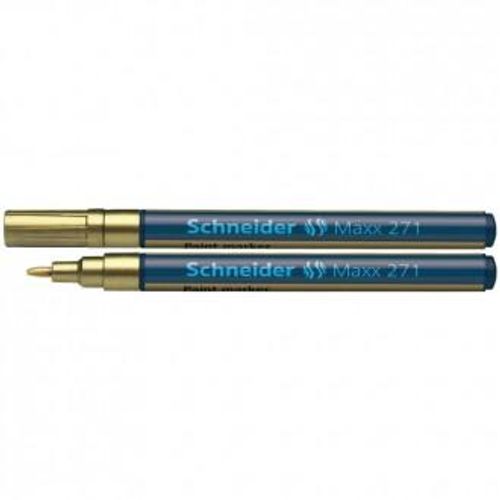 Flomaster Schneider, Paint marker Maxx 271, 1-2 mm, zlatni slika 1