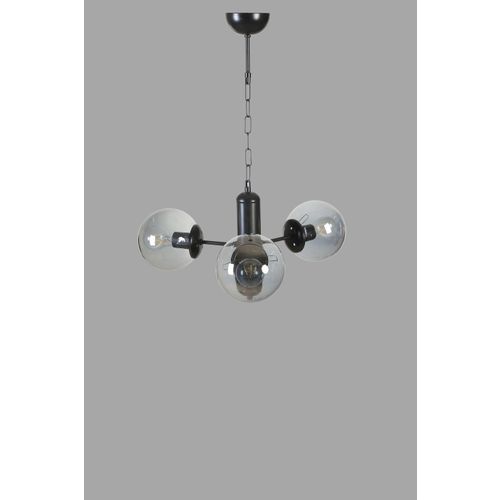 Bankok 3 Lü Siyah Füme Camlı Avize Black
Fume Chandelier slika 3