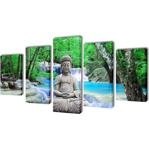 Zidne Slike na Platnu s Printom Buddha 200 x 100 cm slika 1