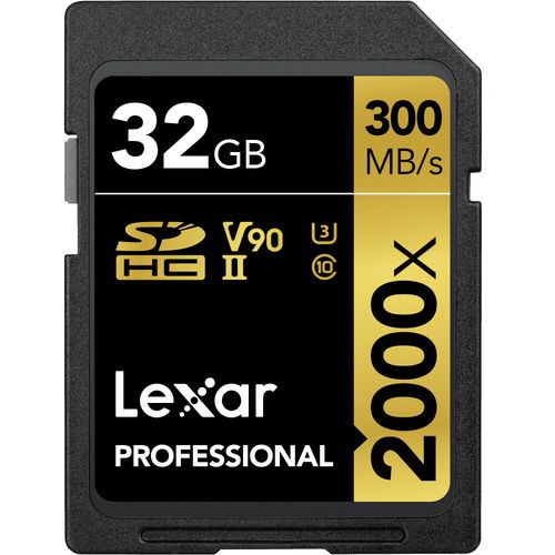 Lexar SD 32GB 2000x SDHC UHS-II card, 300MB/s read 260MB/s write C10 V90 U3 slika 5