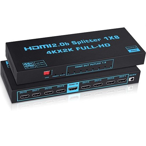 HDMI spliter aktivni 1/8 V2.0 5V/3A KT-HSP-1. slika 1