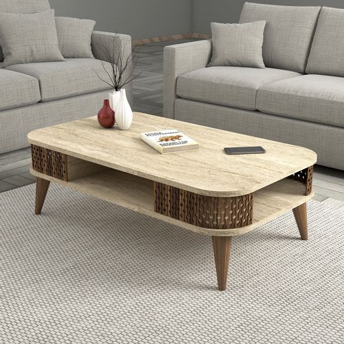 Eylul - Travertine Travertine Coffee Table slika 1