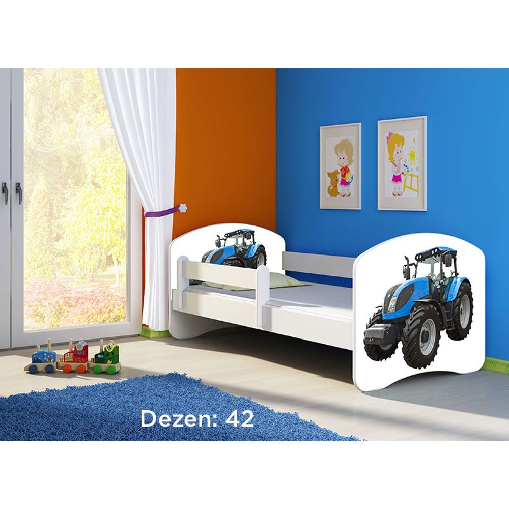 ACMA Dječiji krevet Acma II White - 160x80cm - Dezen 42 slika 2