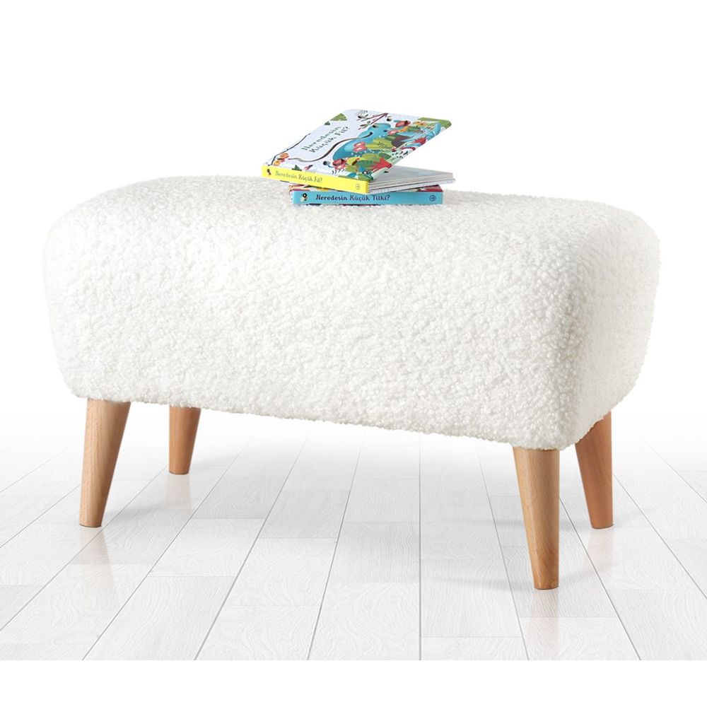 Moouv 3334 - Bijeli Pouf slika 1