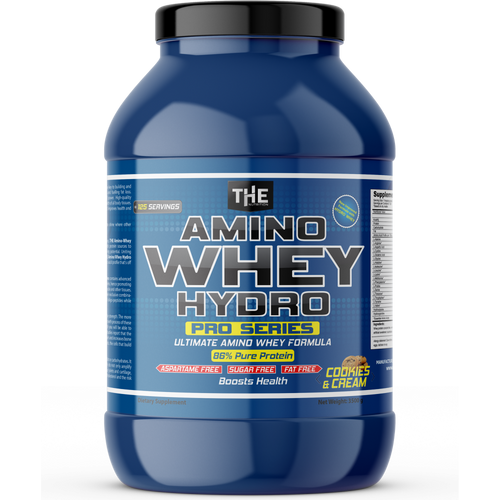 THE Amino Whey HYDRO PROTEIN 3500GR -  Cookie and cream slika 1