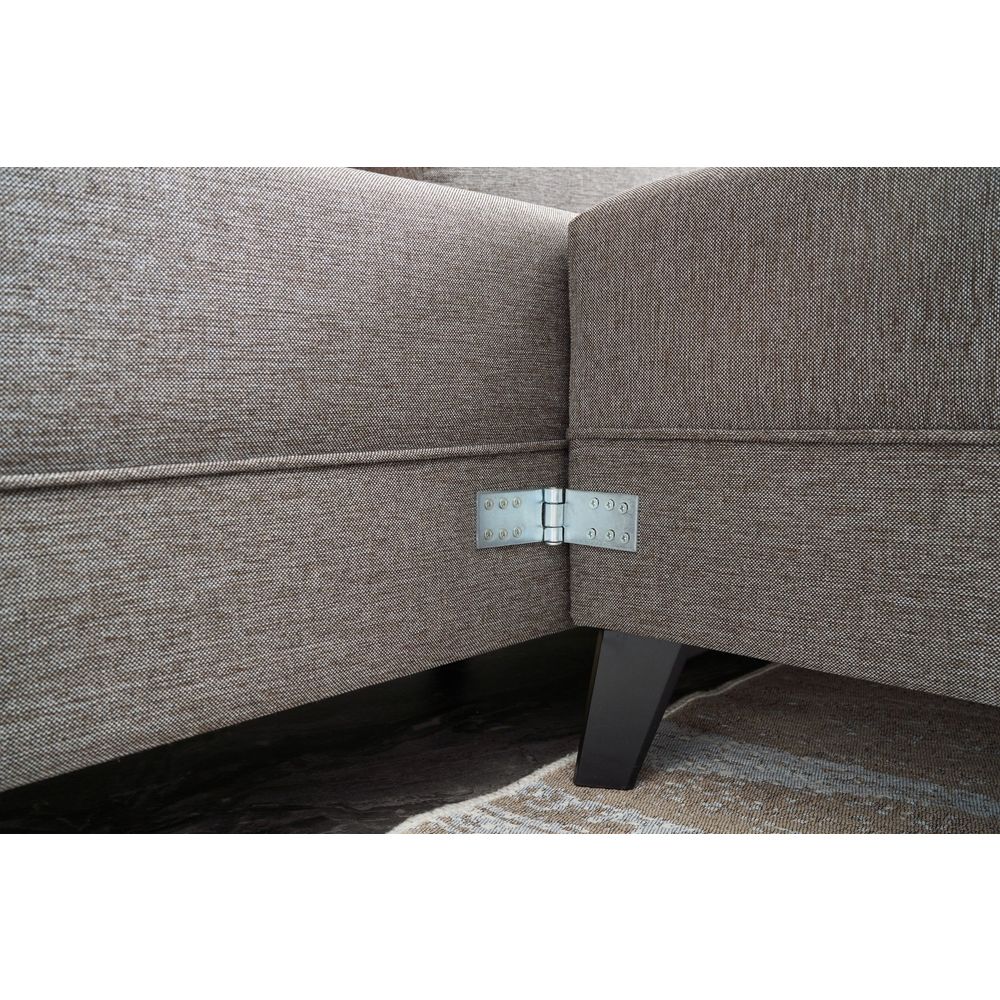 Efsun - Smeđa Ugaona Sofa na Razvlačenje slika 4