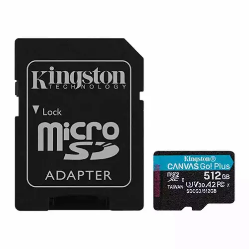 SD Card 512GB Kingston Canvas Go! Plus sa adapterom SDCG3/512GB slika 1