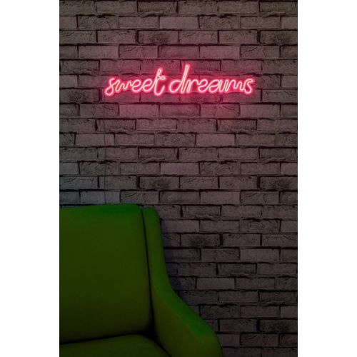 Wallity Ukrasna plastična LED rasvjeta, Sweet Dreams - Pink slika 12