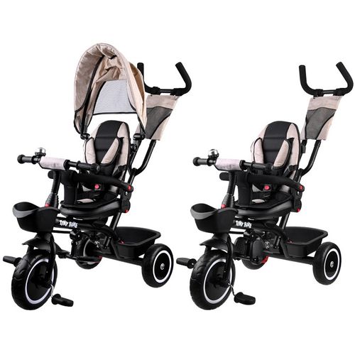 Tricikl Tiny bike 3 u 1 - Beige slika 6