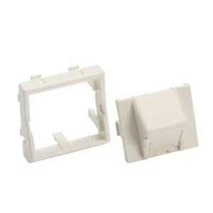 Panduit CFPFS1SAW Adapter, 45x45mm, 1 1/2 veličine, kosi umetak sa kapcima, arktičko bijela