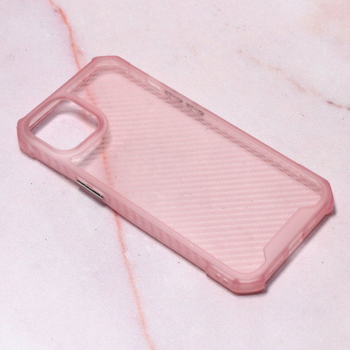 Maska Carbon Crystal za iPhone 14 6.1 pink slika 1
