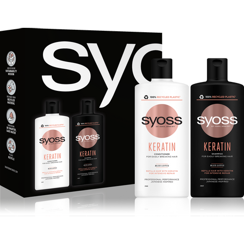 Syoss Kreatin Poklon paket za kosu Šampon + Regenerator 440 ml slika 1