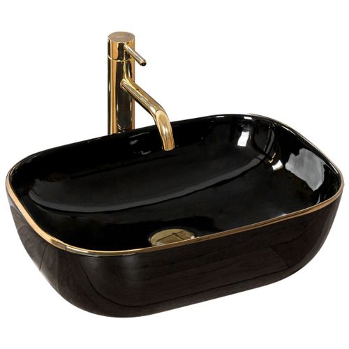 REA Umivaonik Belinda Black Gold Edge slika 6