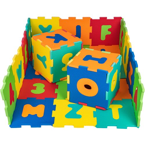 Šarena puzzle podloga slova i brojevi 20x20cm slika 4
