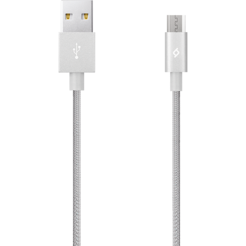 Kabel - Micro USB to USB (1,20m) - Silver - Alumi Cable slika 1