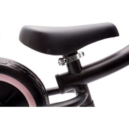 Dječji bicikl bez pedala Runner X Sofa crno-rozi slika 4