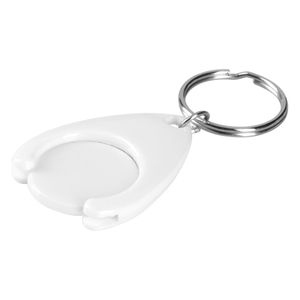 TOKEN,plast.privjesak za ključeve,bijeli