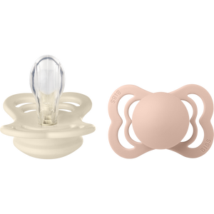 BIBS Supreme silicone Blush & Ivory 6-18M