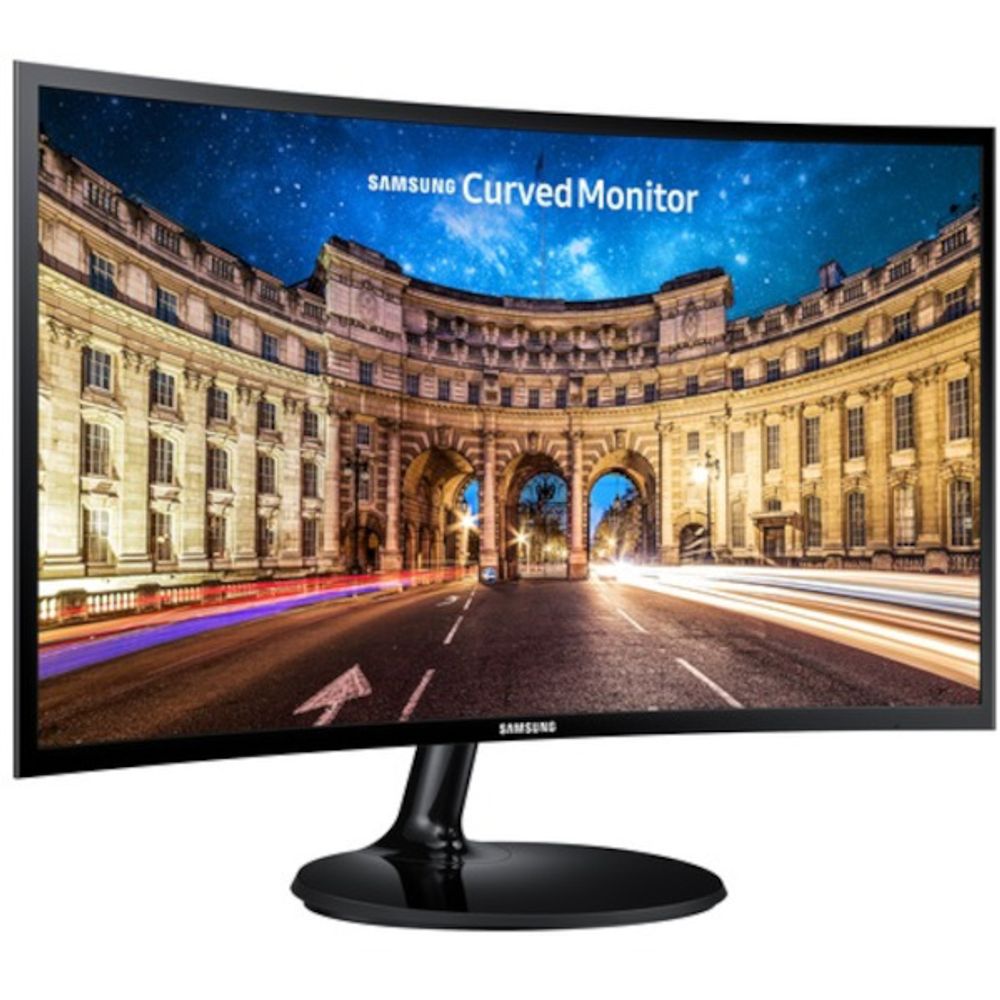 Samsung monitor CF390 C24F390FHR 61 cm (24") / 1920x1080 / VA / 60 Hz / 4 ms / crni / zakrivljen (1800R) slika 2