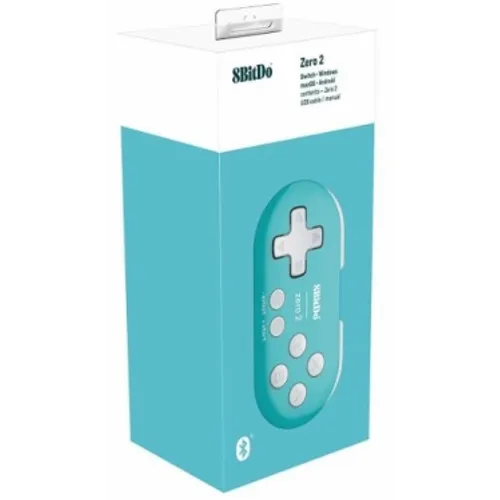 8BitDo Zero 2 Bluetooth Controller Turquoise Edition slika 5