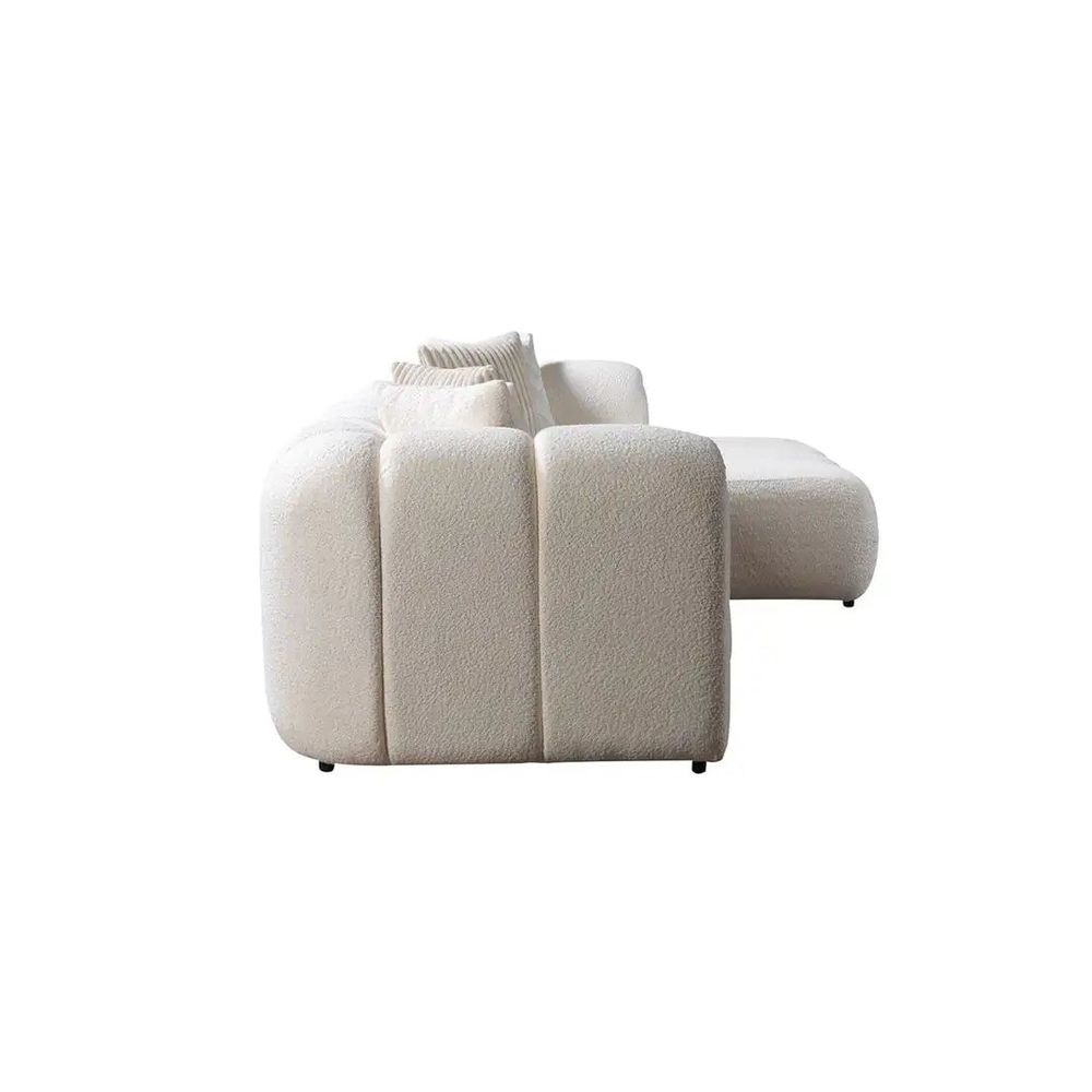 Ugaona Sofa N-Line Desna - bijela slika 6