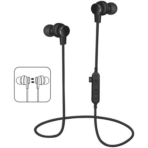 PLATINET  Slušalice Bluetooth in-ear & mic, microSD ulaz, crne, PM1061B slika 1