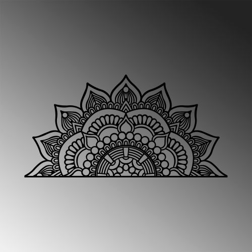 Wallity Metalna zidna dekoracija, Mandala-S-3 slika 7