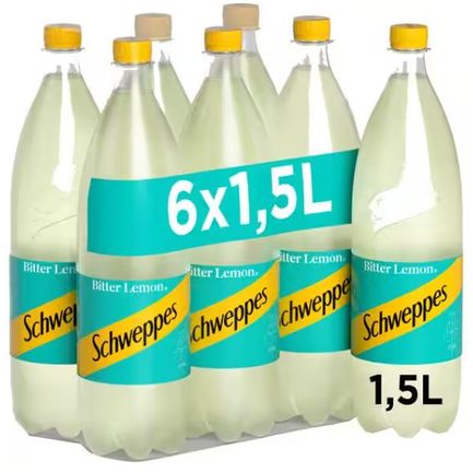 Schweppes Bitter Lemon 1,5l, 6 boca / XXL