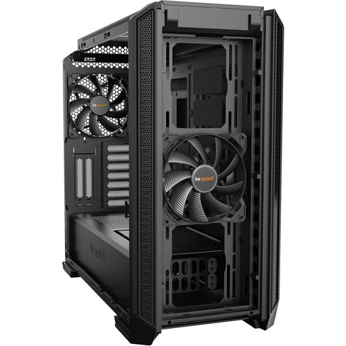 be quiet! BGW26 SILENT BASE 601 Window Black, MB compatibility: E-ATX / ATX / M-ATX / Mini-ITX, Two pre-installed be quiet! Pure Wings 2 140mm fans, Ready for water cooling radiators up to360mm slika 3