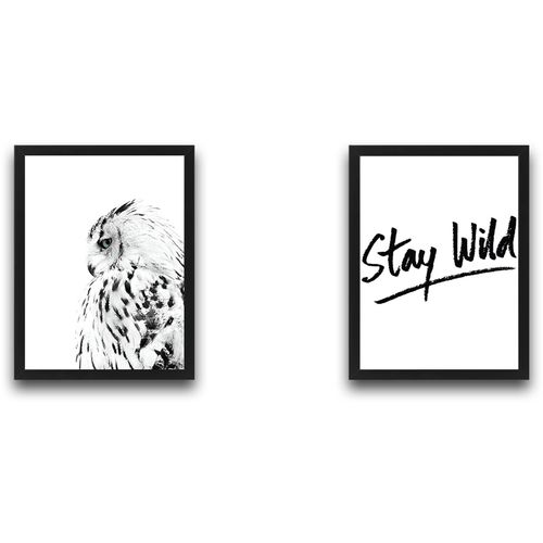 Wallity Uokvirena slika (2 komada), Stay Wild Set 2 slika 2