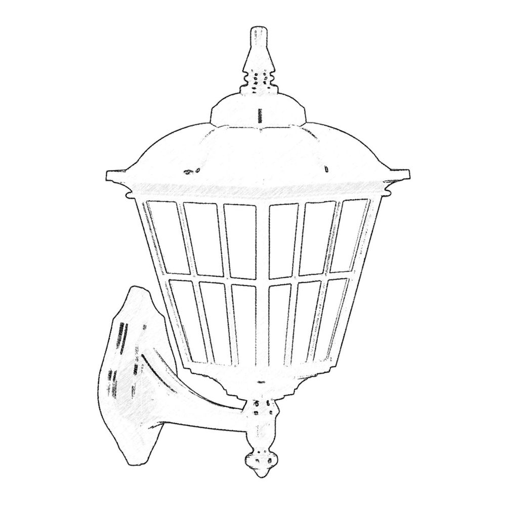 BAP-68183-BSY-M2 Crna Spoljna Zidna Lampa slika 2