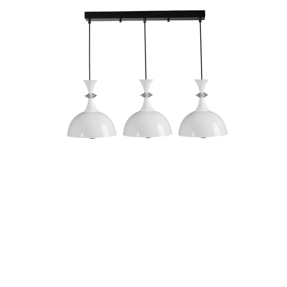 Opviq Luster 504, Bijela, Crna slika 1