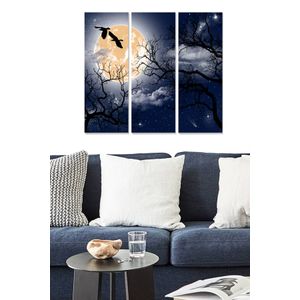 Dekorativna Slika od MDF-a u Više Boja (Set od 3 Komada)