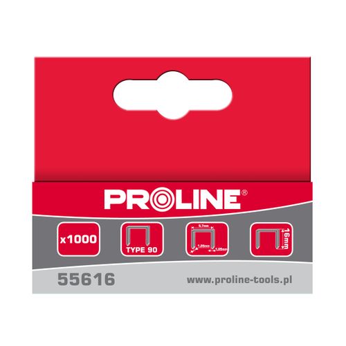 KLAMERICE TIP 90 19MM 5,7*1,26MM 1000KOM PROLINE PROFIX 55619 slika 1