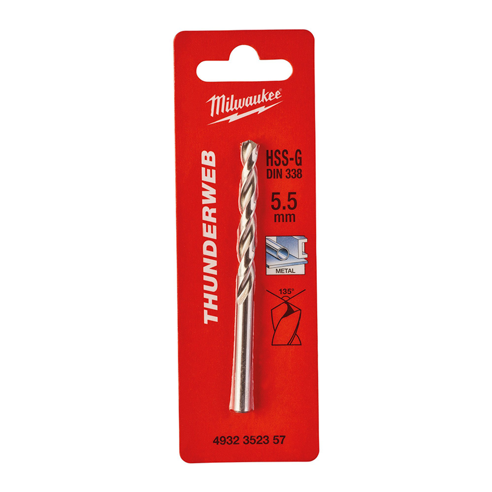 Milwaukee Borer Hss-G 5.5 Mm Din 338 slika 1