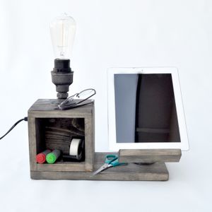 Crna Stolna Lampa Pp078