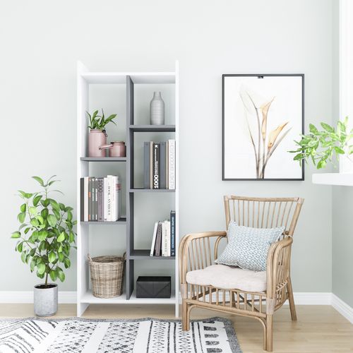 Eden - White, Anthracite White
Anthracite Bookshelf slika 1