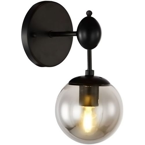 TOOLIGHT Staklena zidna svjetiljka crna APP750-1W slika 6